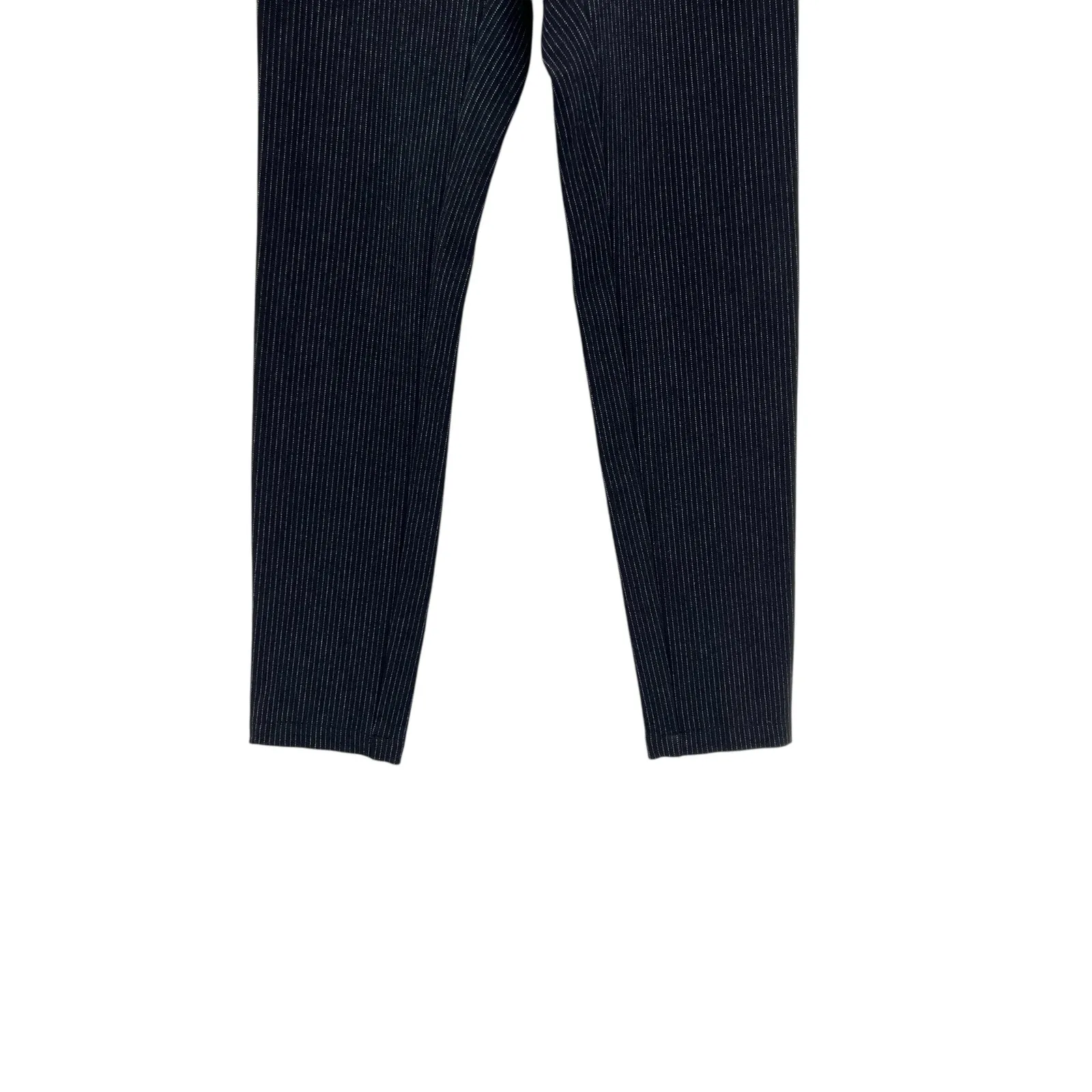 Joseph Pinstripe Leggings Trousers Gabardine Stretch Black‎ Size 34 US 2 - Image 6