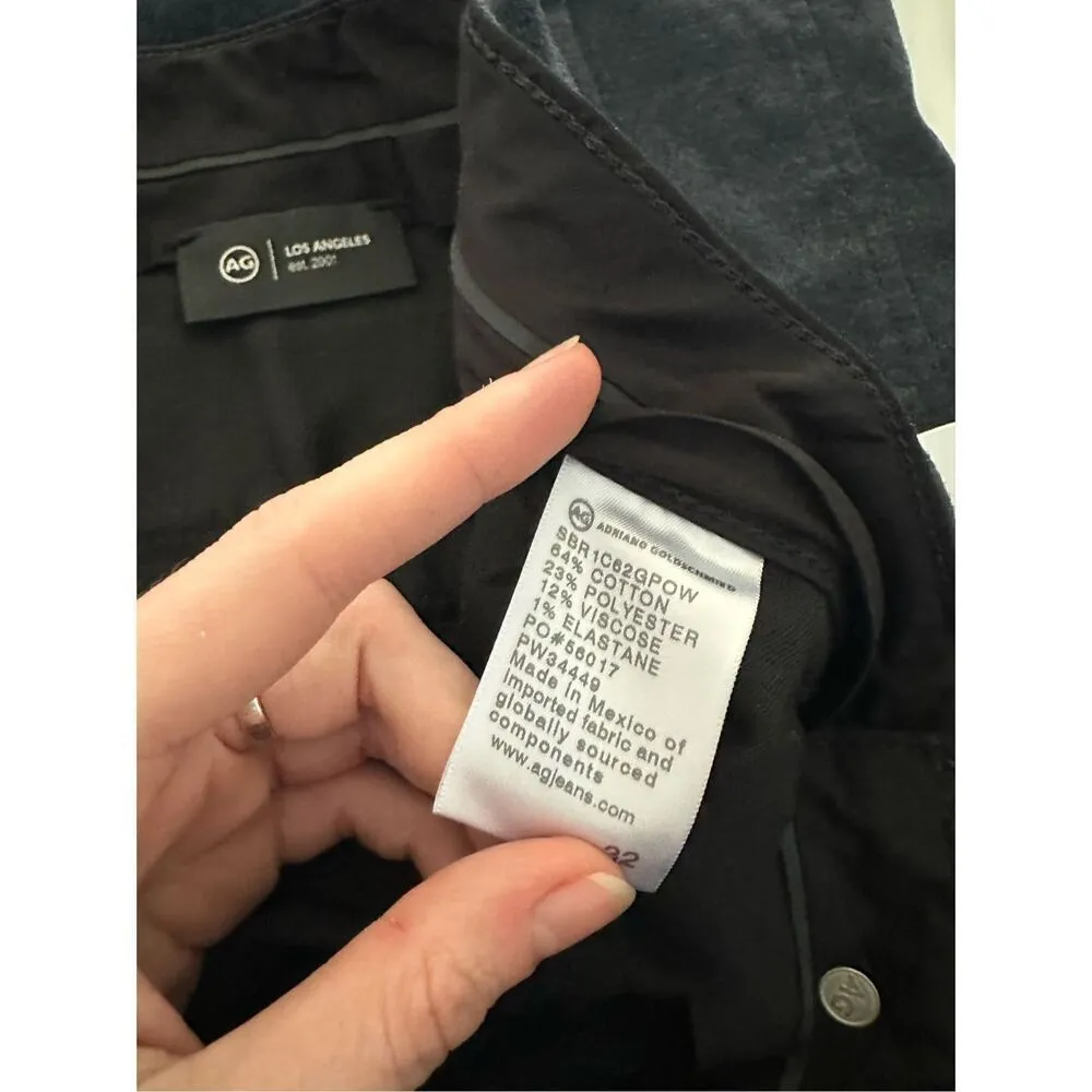 NWT AG jeans Anthropologie Highrise Ultra wide leg Tailored Deven pant  Size 32 - Image 12