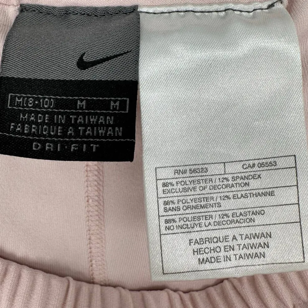 Nike | Medium | Dri-Fit Split Hem Pink White Trim Bulit-In Shorts Tennis Skort - Image 6