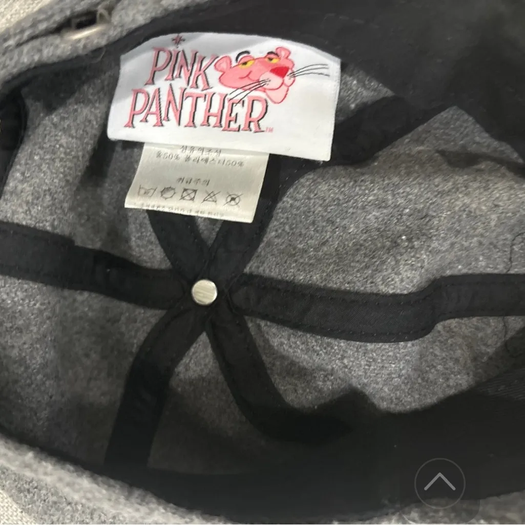 [FW18 Pink Panther] PP Face Wool Cap(Melange Grey) - Image 5