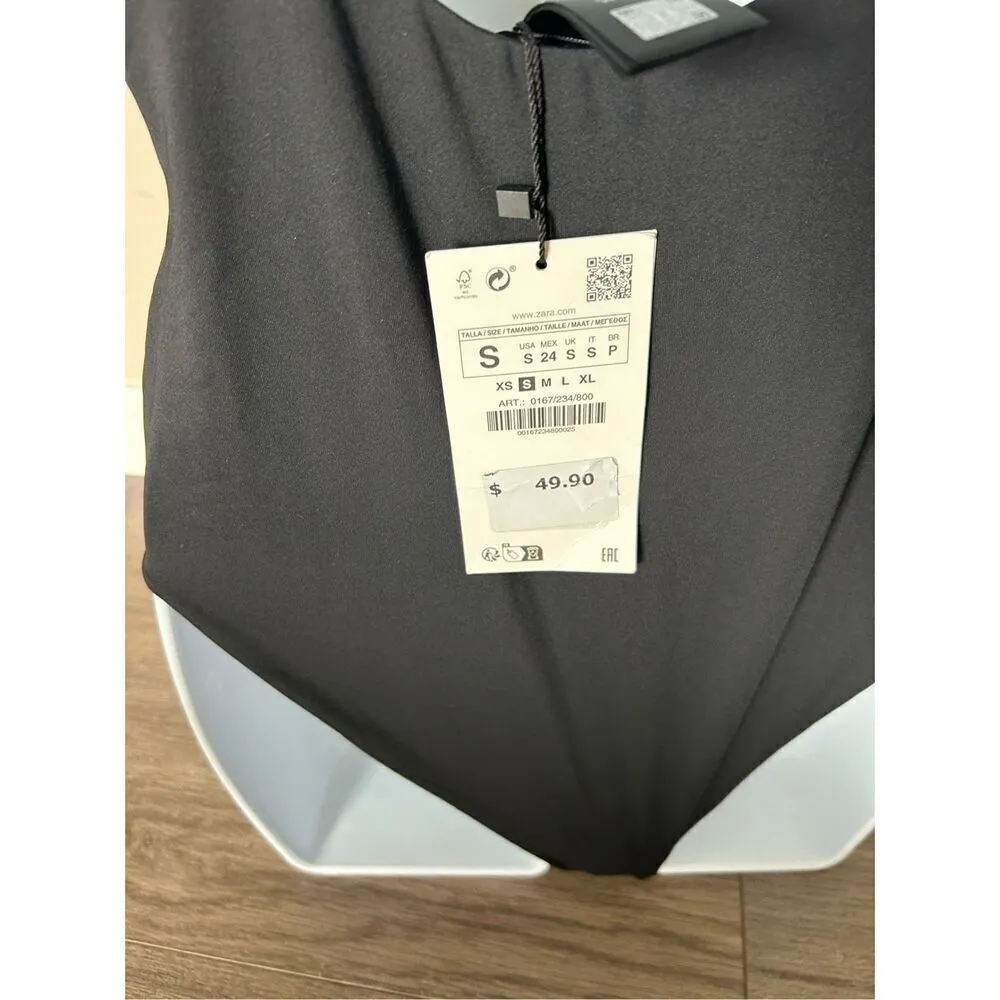 Zara black bikini one piece size small - Image 4