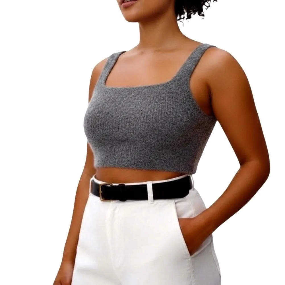 Everlane The Cozy Stretch Sweater Tank XS Wool Blend Cozy Soft Quiet Luxury NEW - Image 2