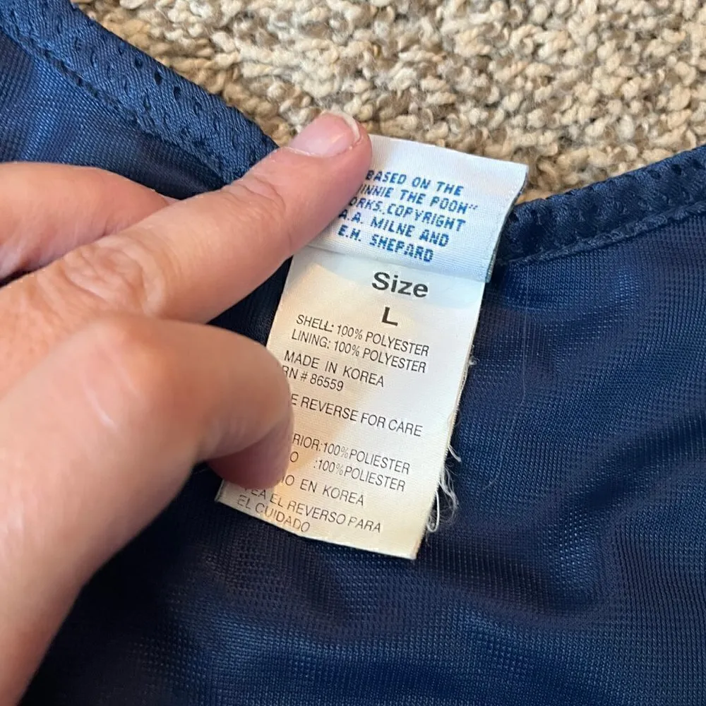 Vintage Winnie the Pooh Disney mesh jersey tank top - Image 4