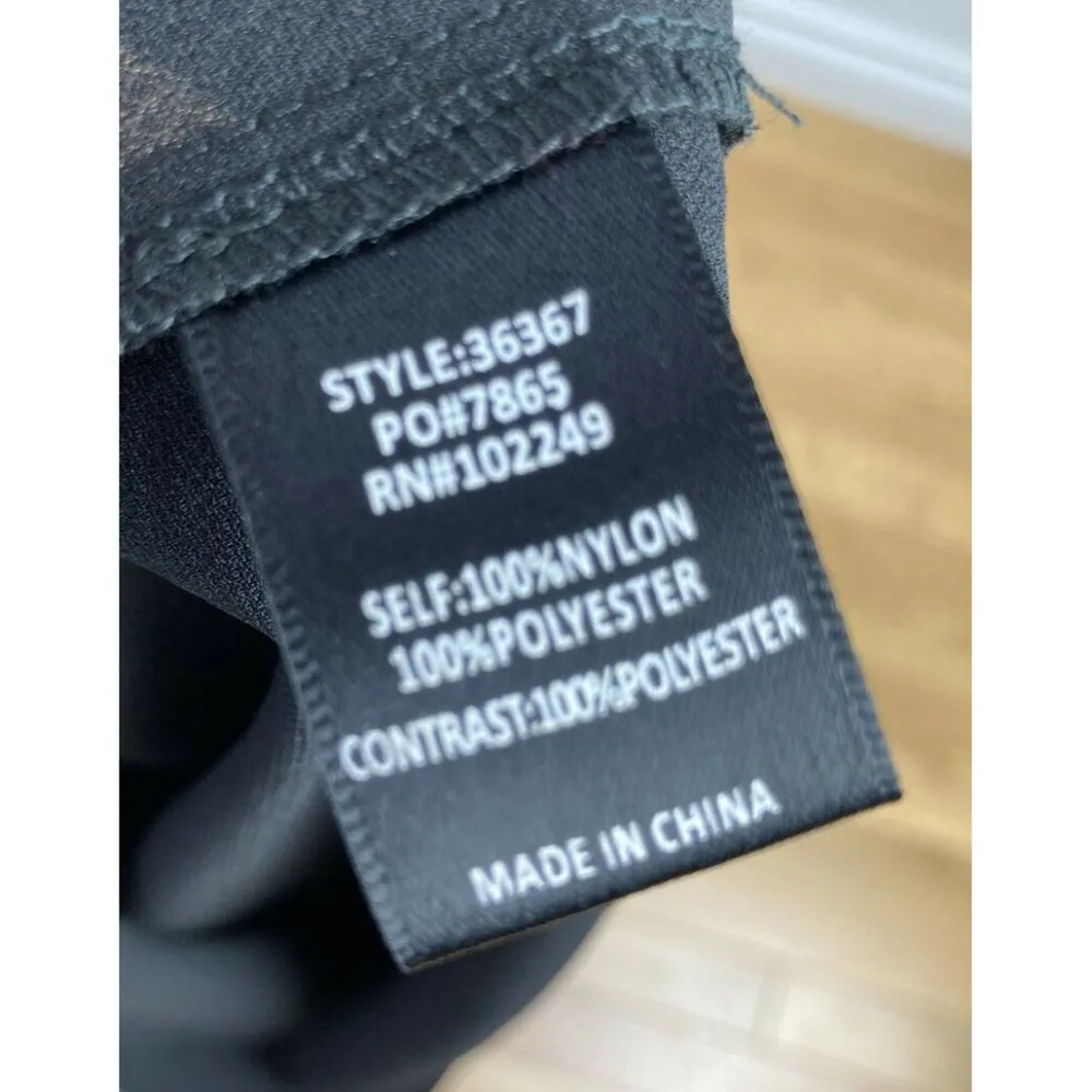 New Stitch Fix Skies Are Blue Ogden Tie Neck Blouse Womens M Black Popover Lace - Image 6