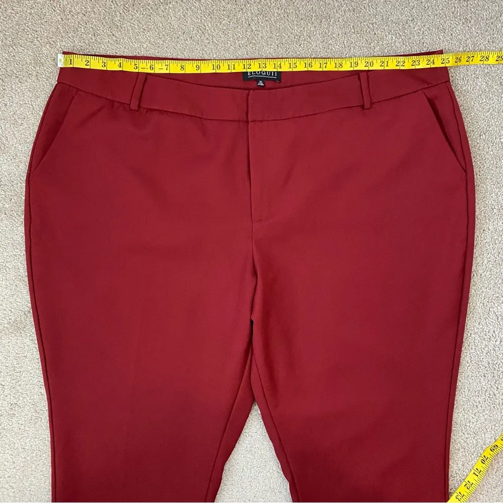 Eloquii Dress Pants Wine Red 26 - Image 4