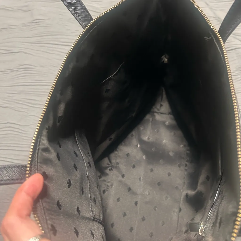 Kate Spade Black Glitter Tote - Image 4