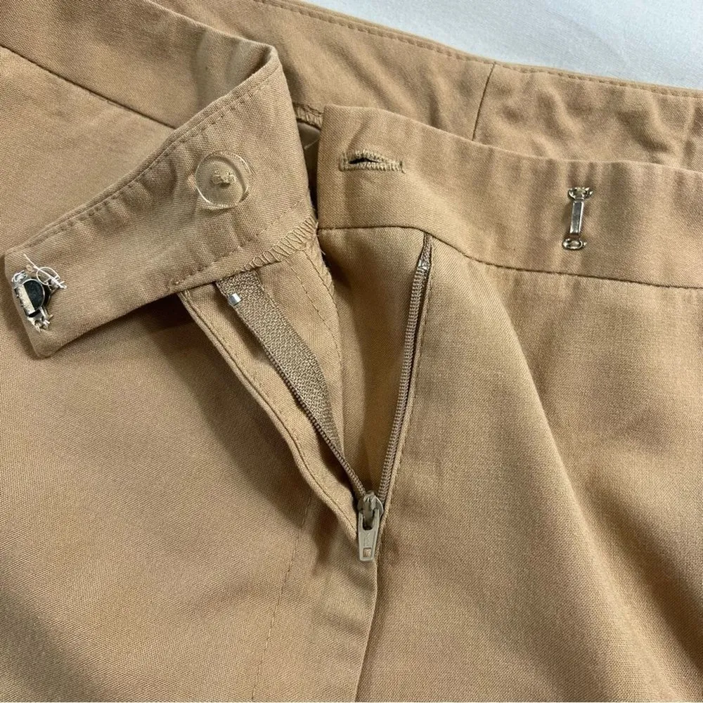 S&D Women's 14 Khaki Wide Leg Business Casual Dress Pants Slacks - Image 6