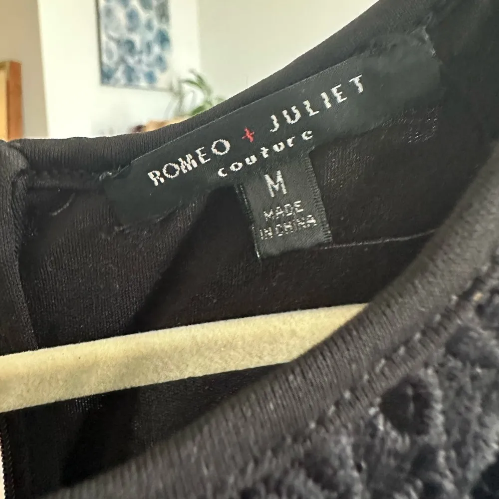 Romeo + Juliette Couture Black Lace Dress - Image 3