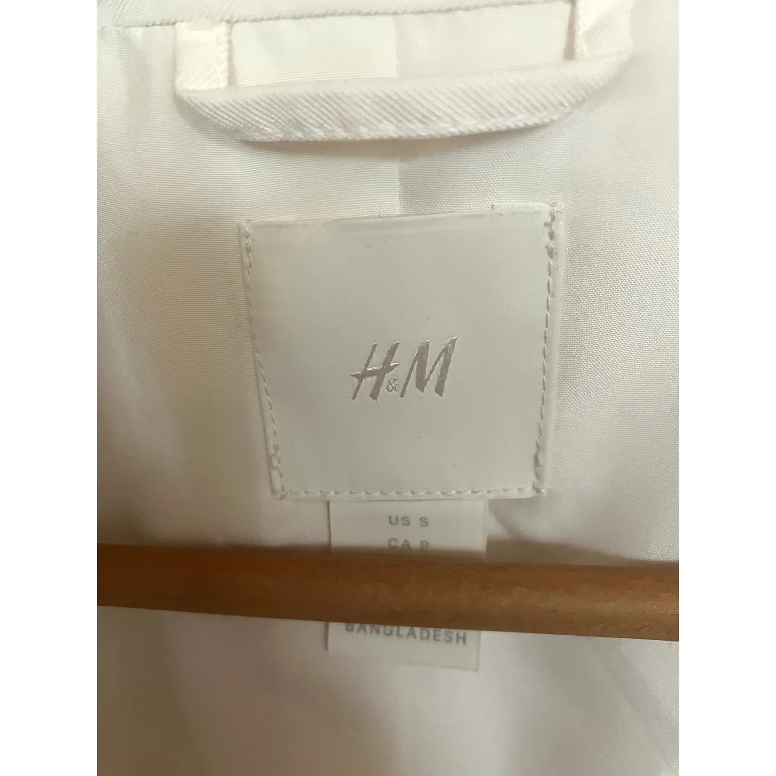 H&M Slouchy Oversize Double Breasted Blazer Size Small S Unstructured Minimalist - Image 4