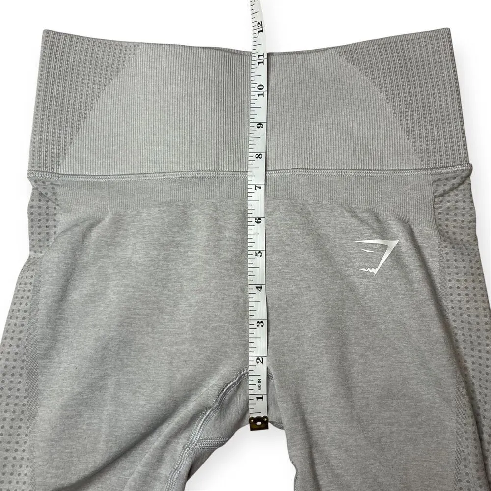 Gymshark Vital 2.0 Leggings Gray Grey Active Workout Gym Athleisure Size XS - Image 7