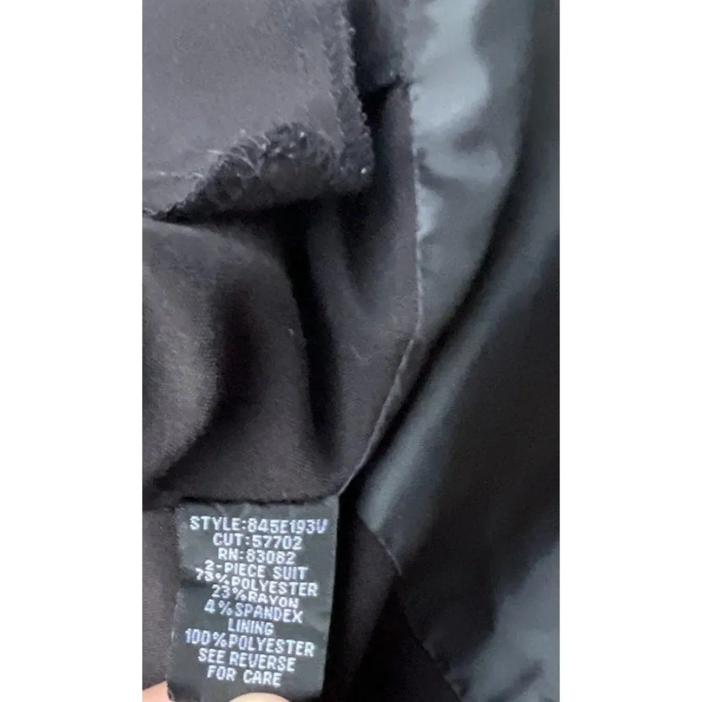 Vintage First Option Plaid Vest Jacket Button Black Women’s Size 10 Formal - Image 10