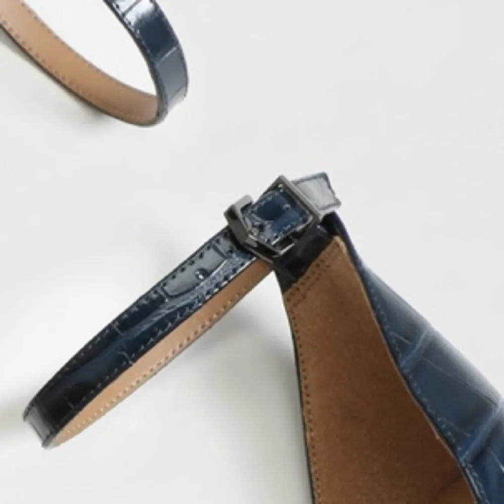 Sam Edelman Yaro Ankle Strap Sandal in Pacific Navy Sz 4 M - Image 10