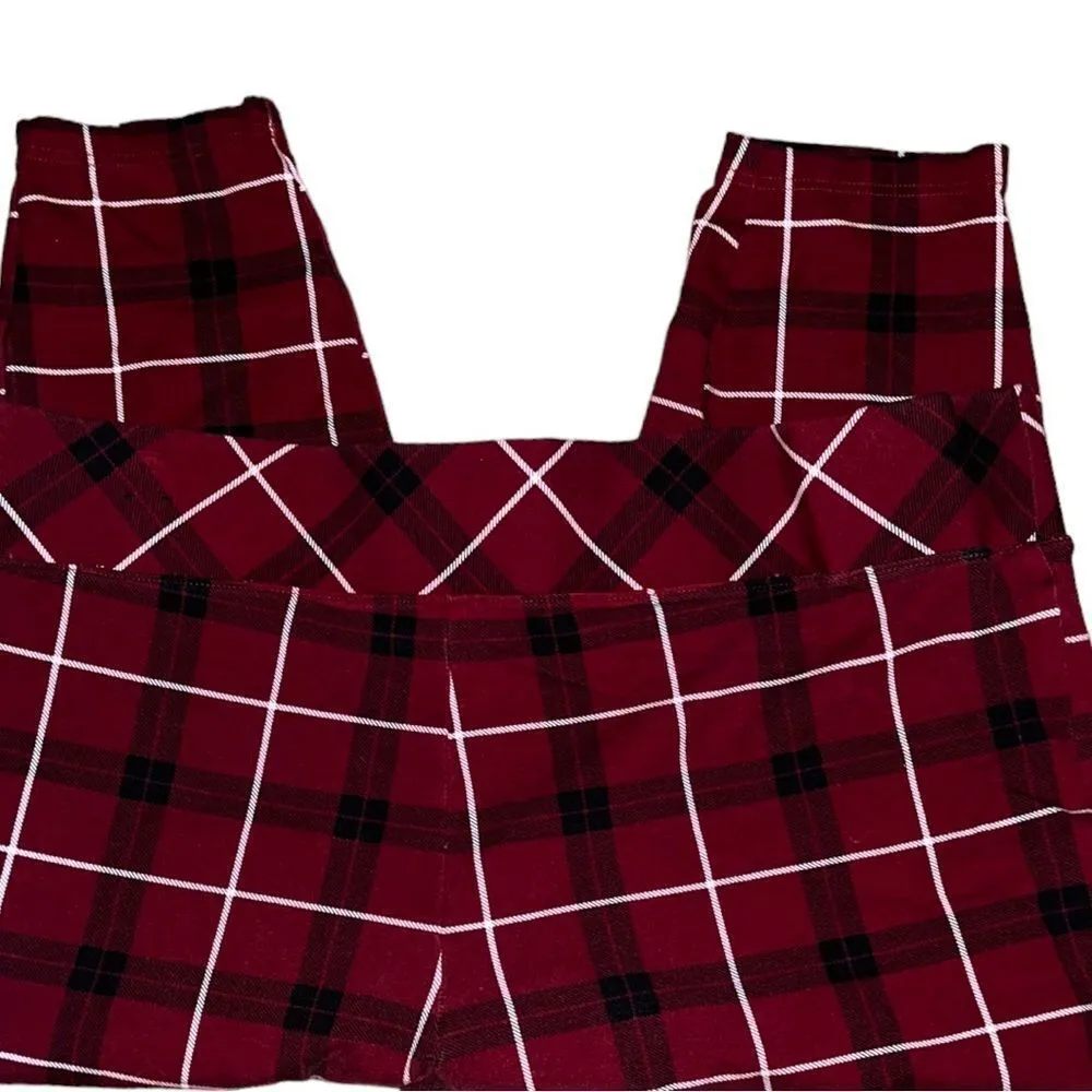 Torrid red plaid capris. Cute style - Image 4
