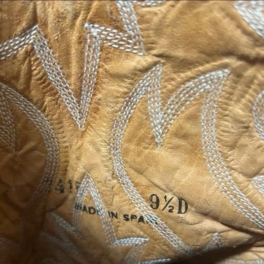 Vintage Wrangler W.B. Masterson special edition cowboy cowgirl boots - Image 6