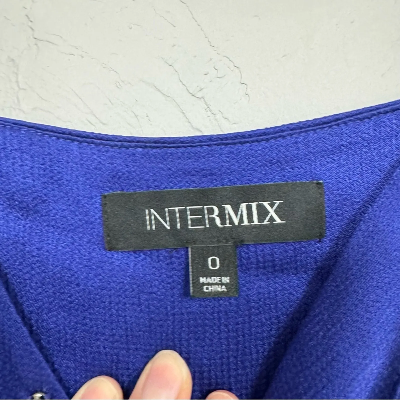 Intermix Blue Sharon Ruffled Mini Dress Womens 0 Romantic Formal Party Baddie - Image 6