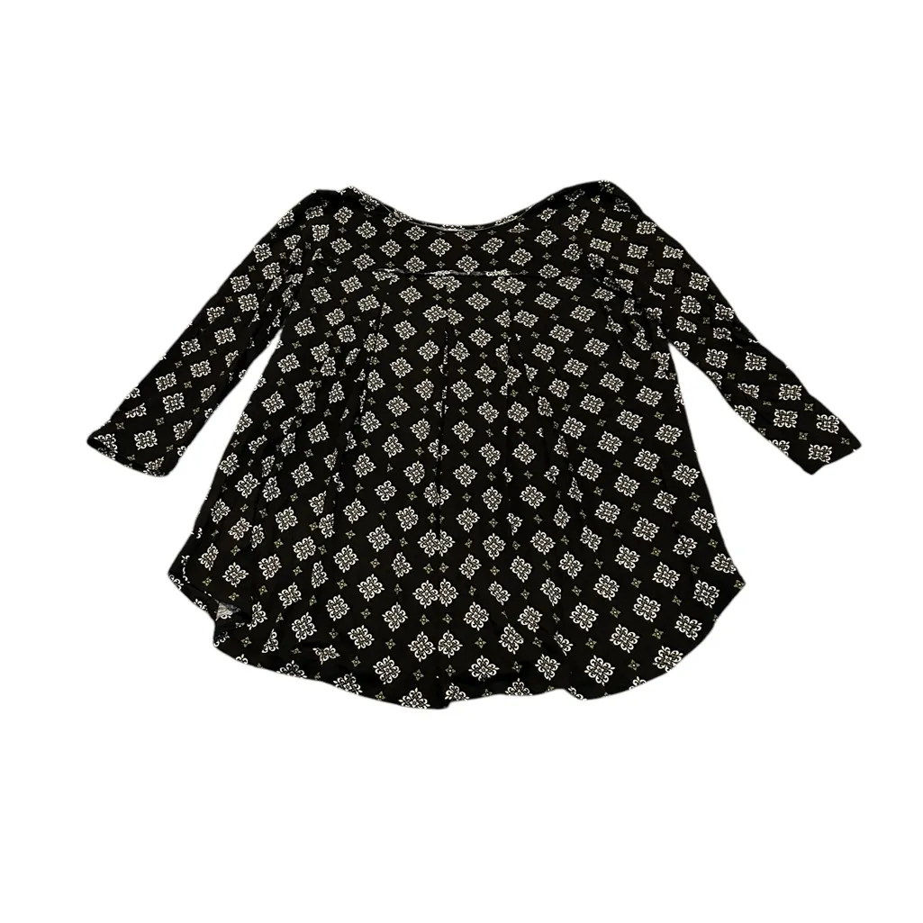 3/$15 FREELOADER soft black with cropped sleeves - Image 4