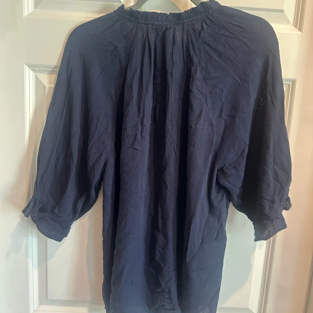 Bobeau Navy Blue Blouse - Image 8