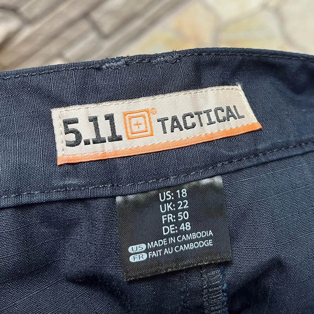 5.11 Tactical WOMEN'S TACLITE® PRO 9" RIPSTOP SHORT Dark Navy Blue size 18 - Image 8
