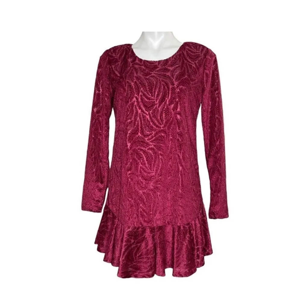 NWT Francesca’s beautiful red velvet dress Red Size XS - Image 12