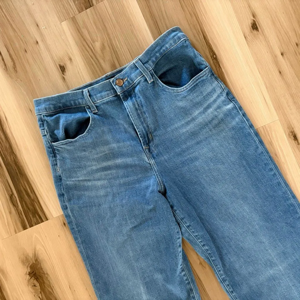 J Brand Joan High-Rise Wide-Leg Jeans in Alto size 30 - Image 5