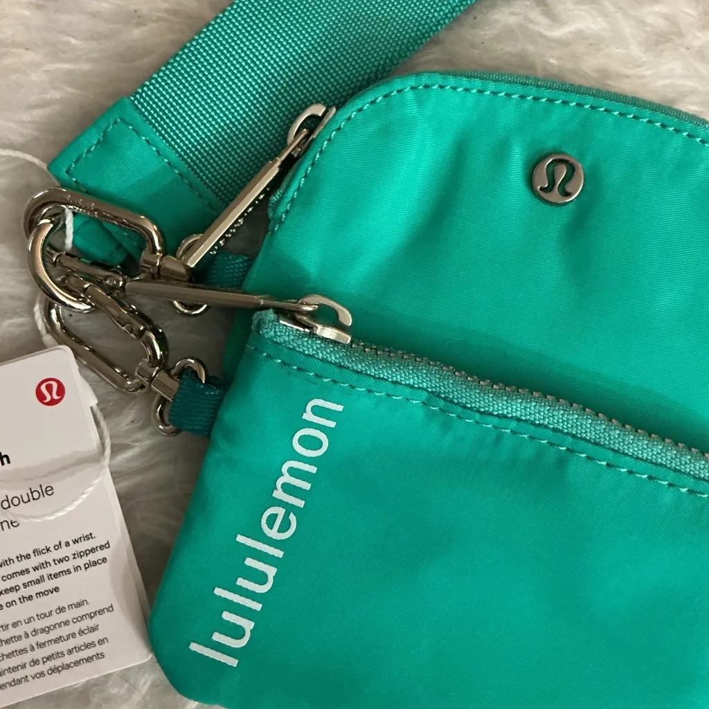 Lululemon Athletica Turquoise Dual Wristlet - Image 2