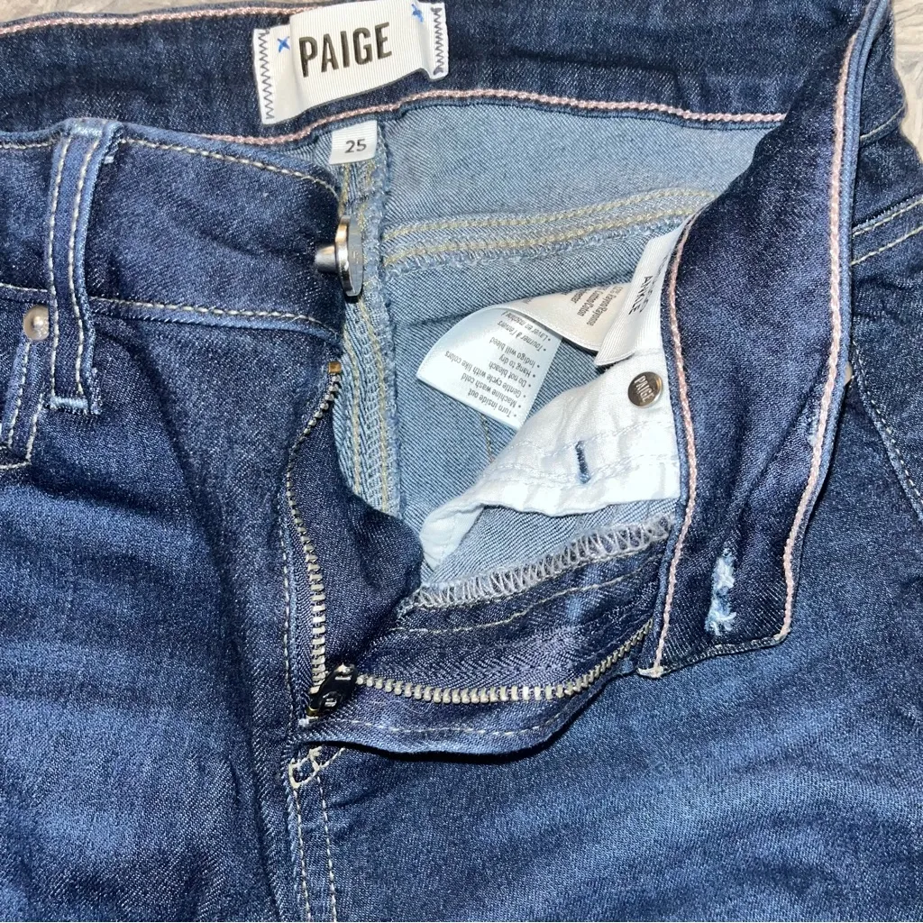 PAIGE Indigo Denim Jeans - Image 6