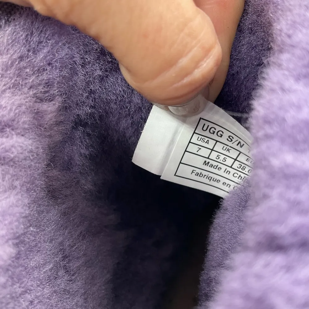 UGG PURPLE ULTRA SOFT CLASSIC SHORT BLING BOOTS - Image 6