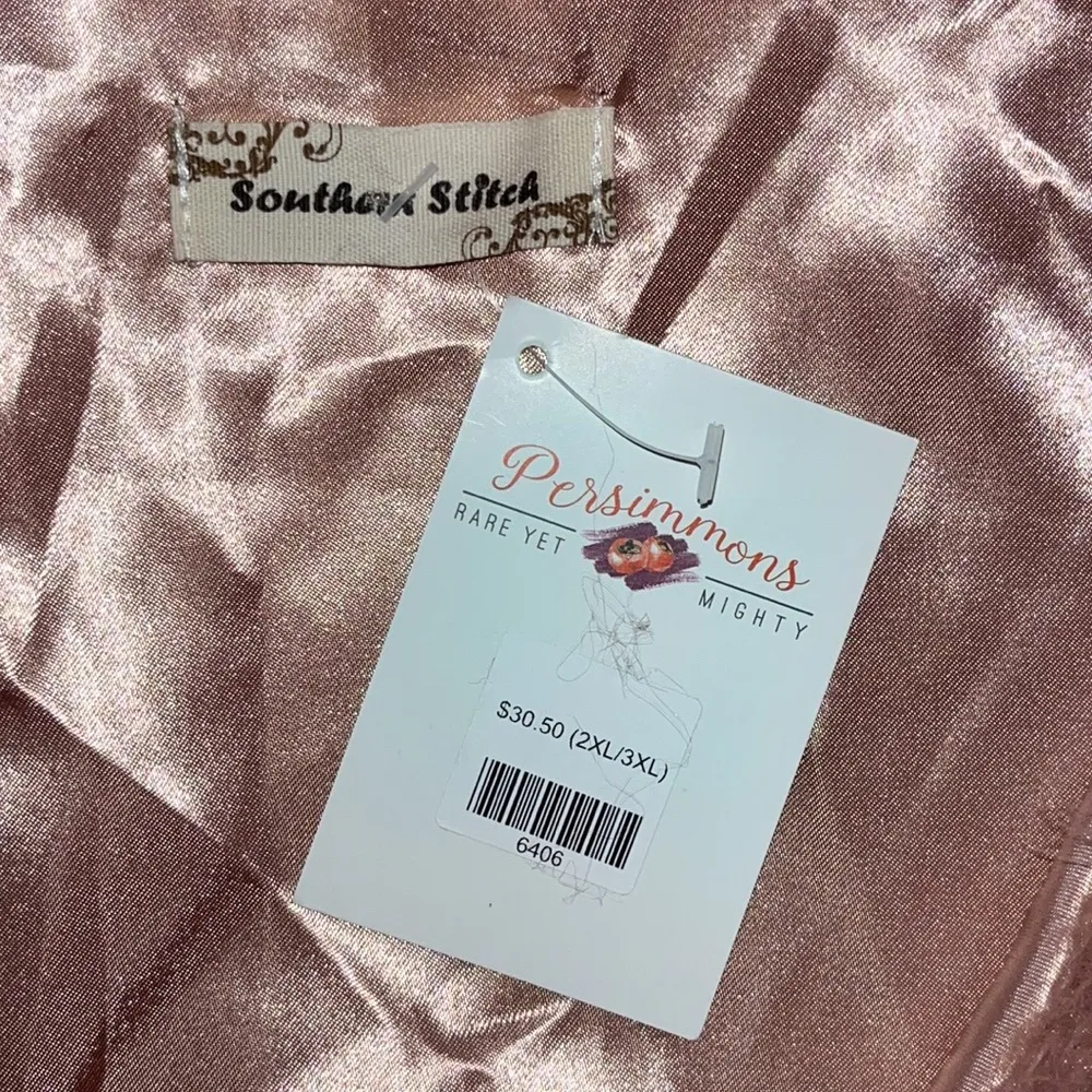 Southern Stitch NWT Size 2XL/3XL Dusty Pink Clasp Front Faux Fur Vest Jacket - Image 6