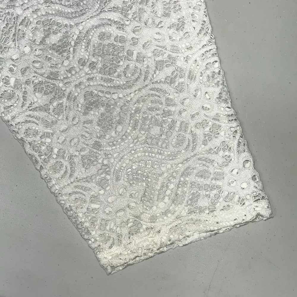 Ruby Rd. Woman NWT Size 2X White Lace Overlay Blouse & Tank Top - Image 4