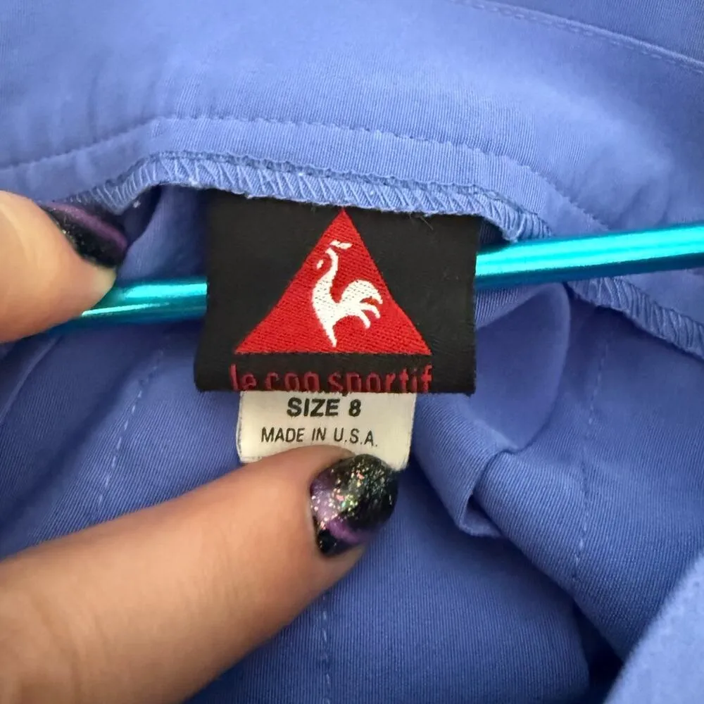 Vtg Le Coq Sportif Pleated Tennis Skirt Size 8/ X - Image 5