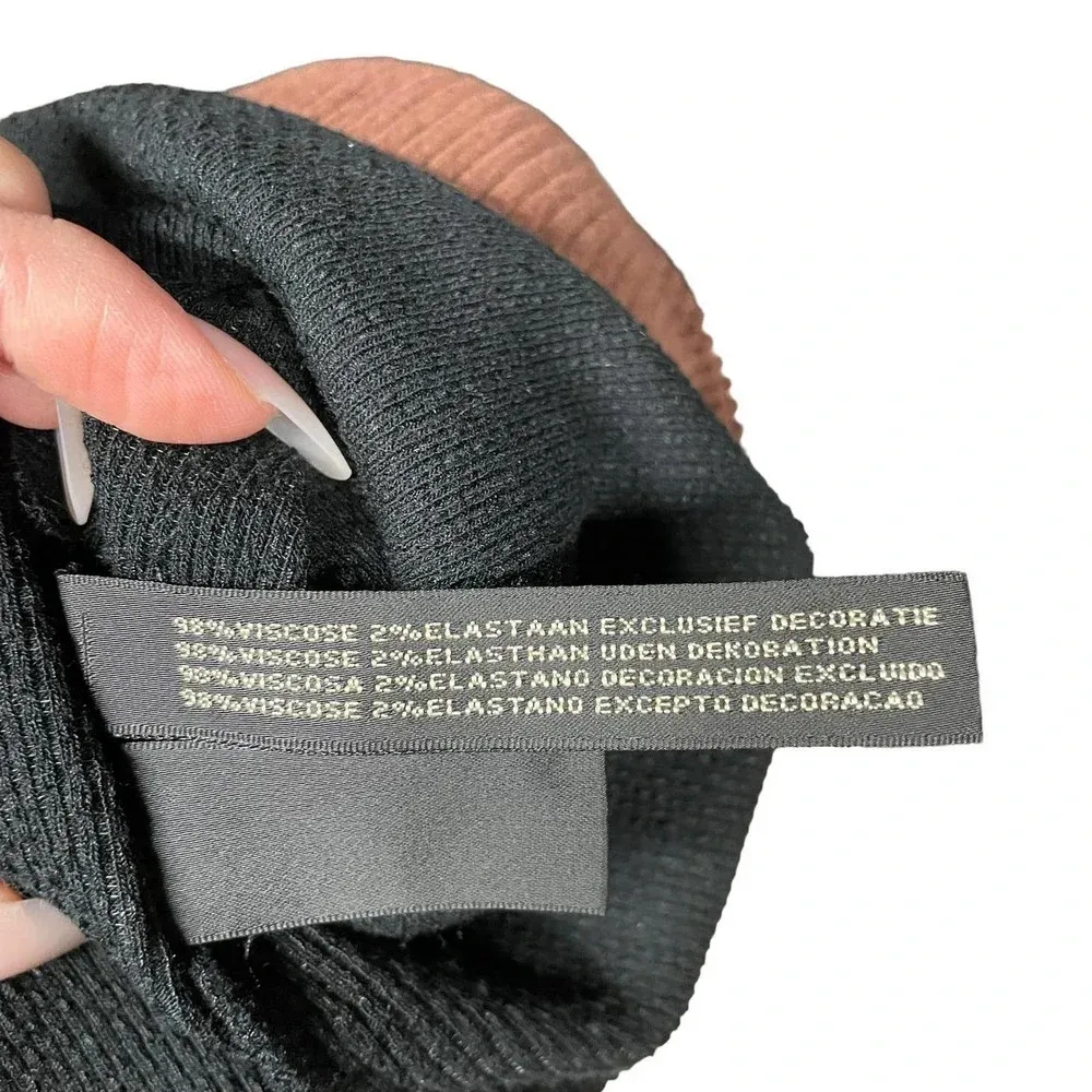 Ralph Lauren‎ Black Label Black Sequin Shiny Tank Top Size Small - Image 8