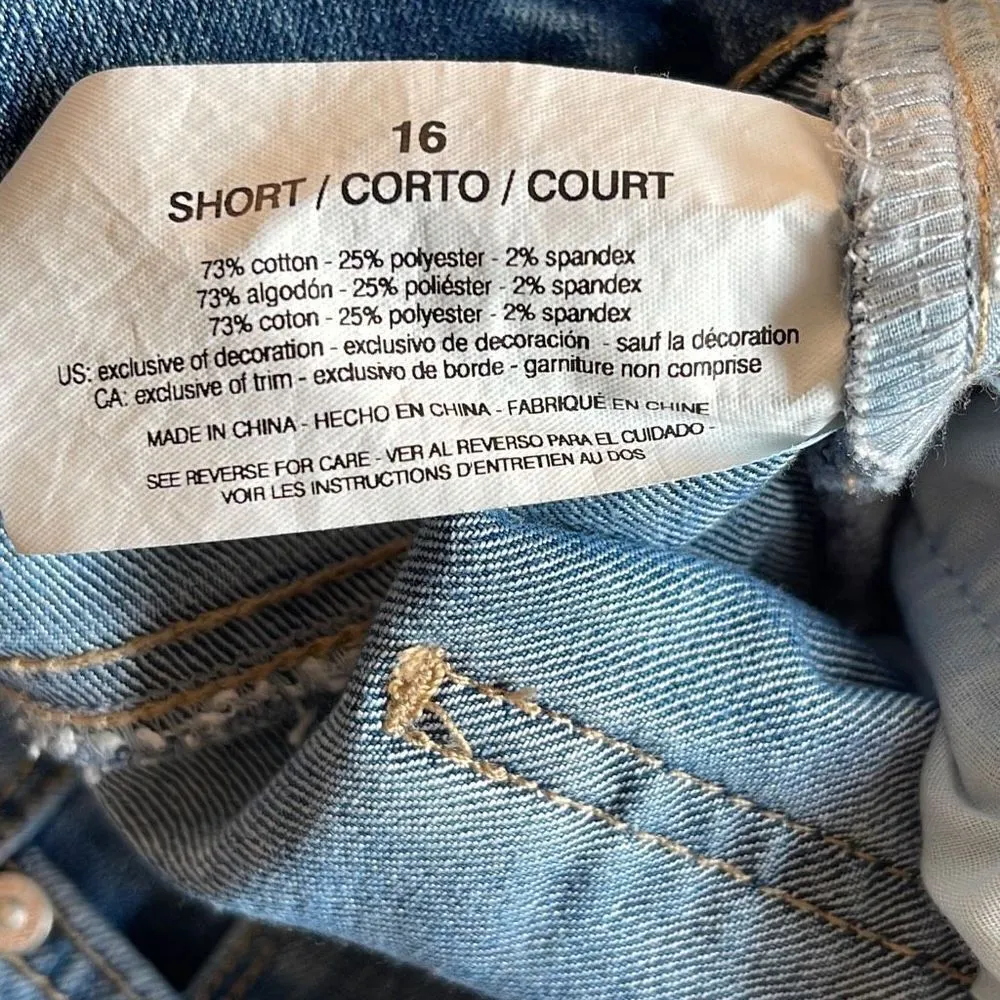 Gloria Vanderbilt Womens Amanda Jeans Denim Stretch Medium Wash Size 16 Short - Image 8