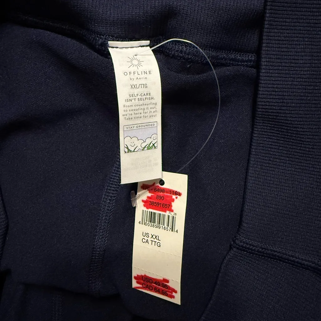 Offline by Aerie Purple Terry Cloth Skort with White Trim - Size XXL - Image 4