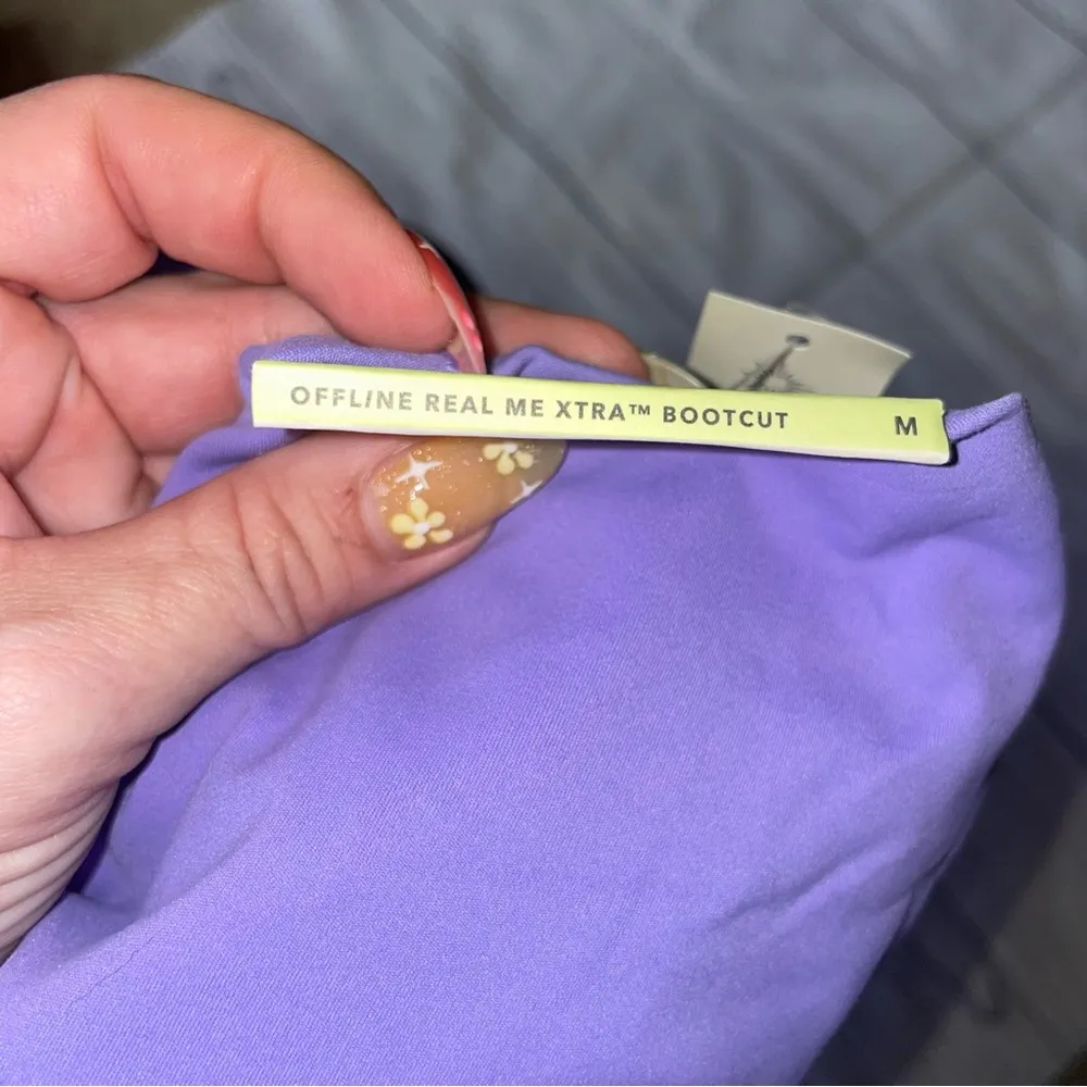 NWT Aerie Xtra Bootcut Pants Purple Solar Flare - Image 7