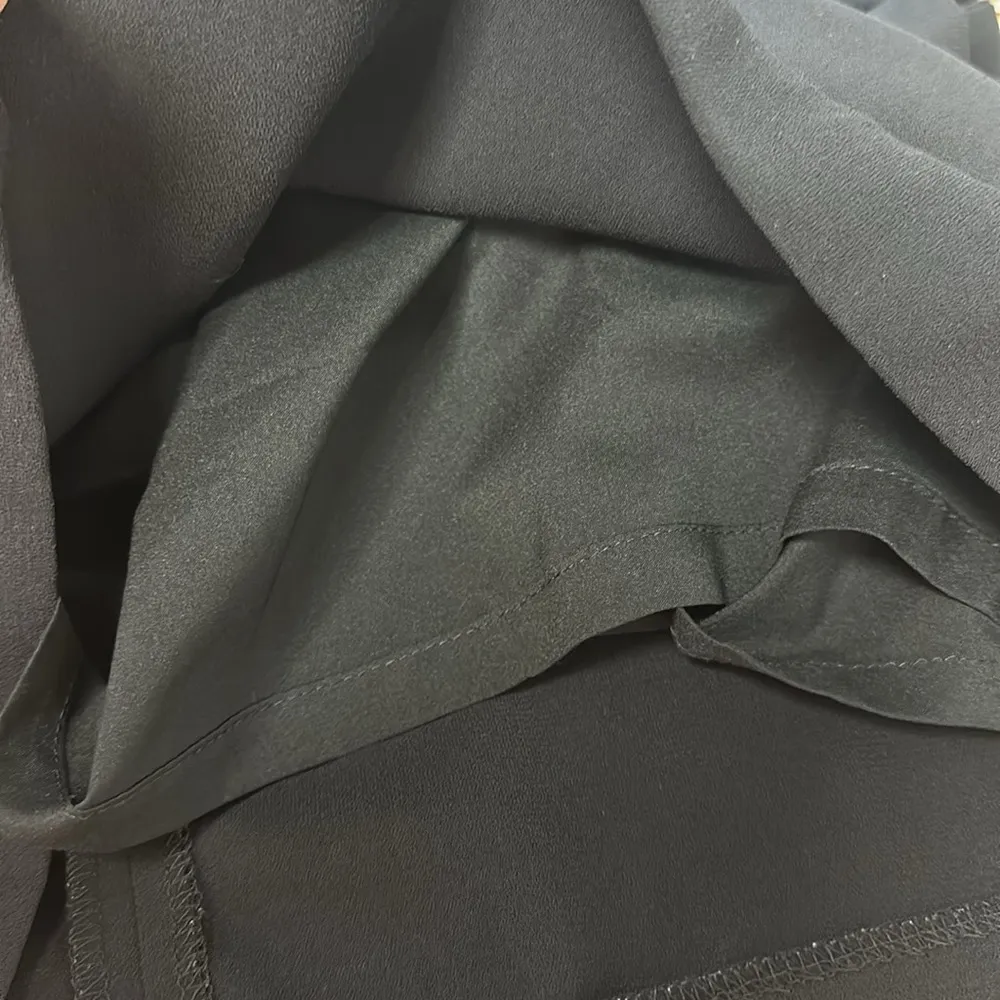 Women's Tie Knot High Waist Zipper Mini Skirt with Belt Sz 2 - Image 8