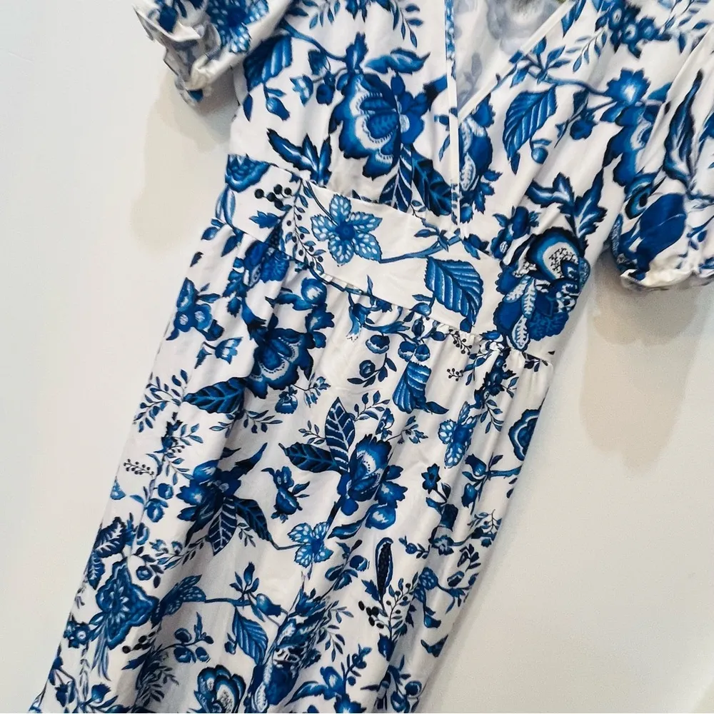 Boutique floral Blue Vintage Print V - Image 3