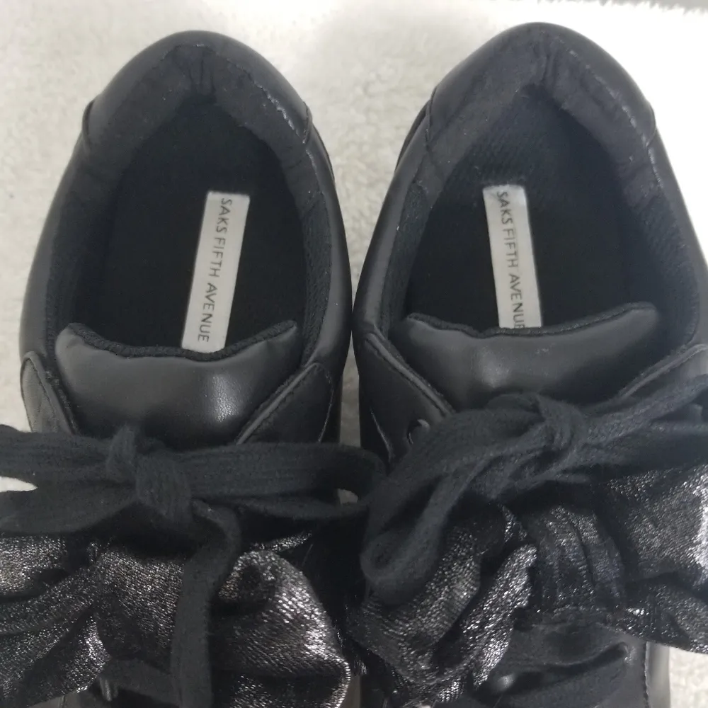 Saks Fifth Avenue Tabee Ribbon Low-Top Sneakers - Image 6