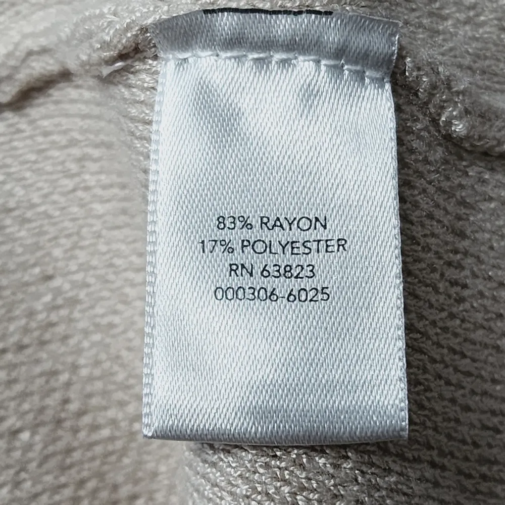 Christopher & Banks pastel neutral colorblock flyaway cardigan size large - Image 7