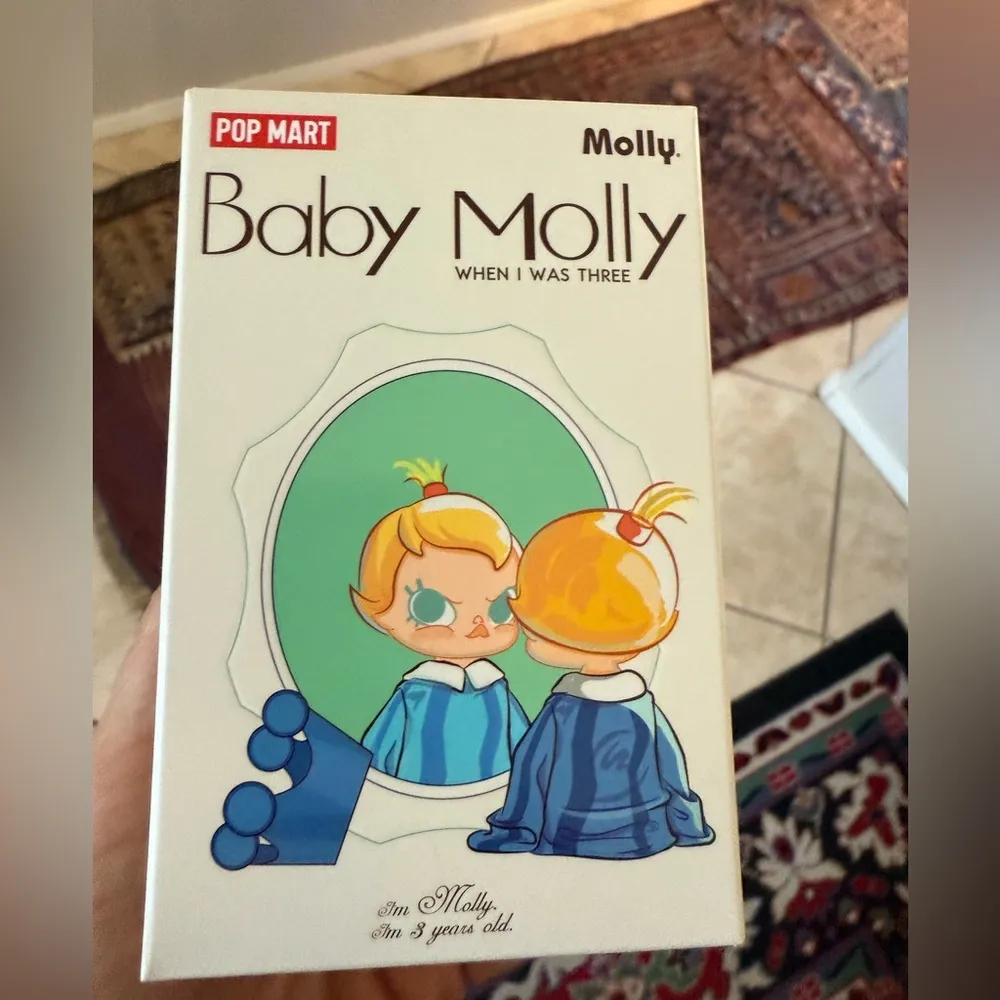 POP MART Baby Molly When I Was Three Series Sealed Blind Box Blue - Image 5