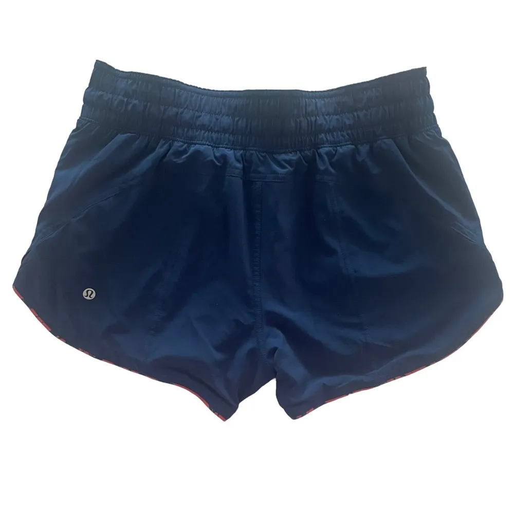 Lululemon Choose A Side Short 3" Onyx Blue / Efflorescent Dark Canyon Onyx Blue - Image 2