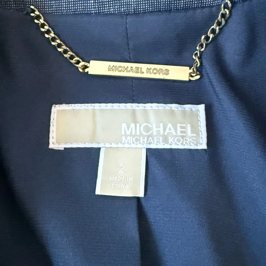 Michael Kors  Navy Blazer - Image 2