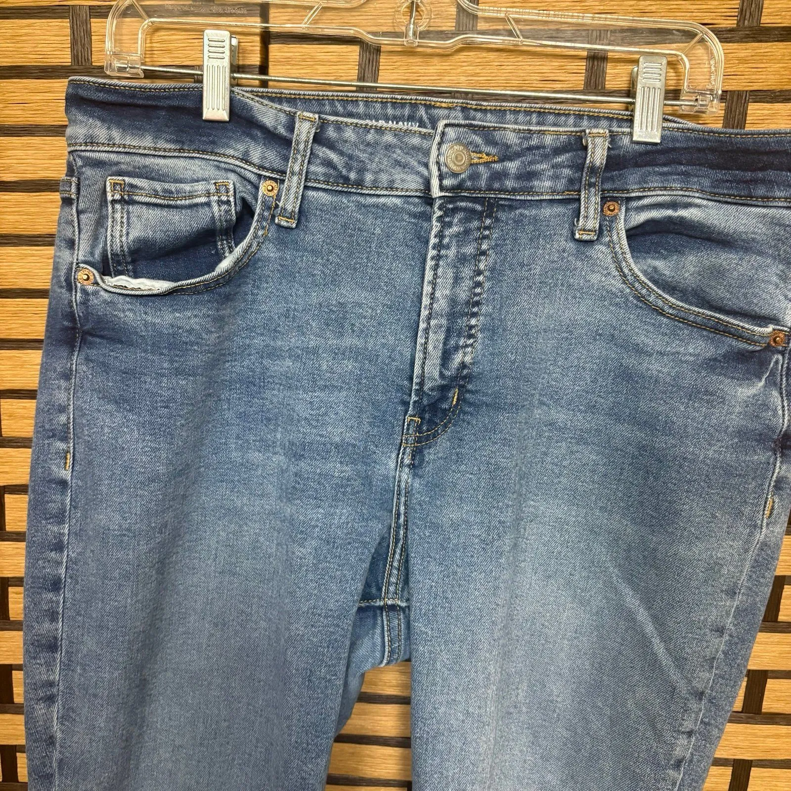 Old Navy High Rise O. G. Straight Leg Jeans‎ Size 14 - Image 3