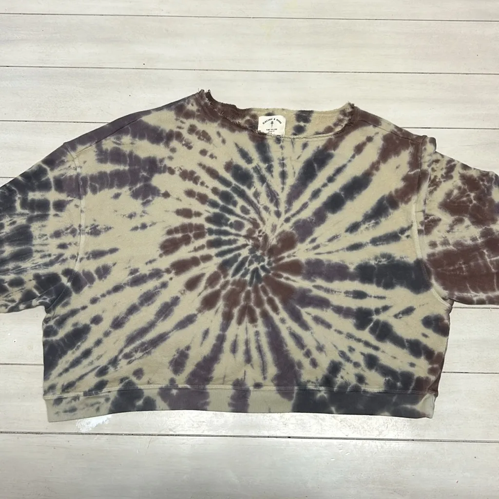 Electric & Rose Sweatsuit Set Tie Dye XS/S NWOT Purple - Image 10