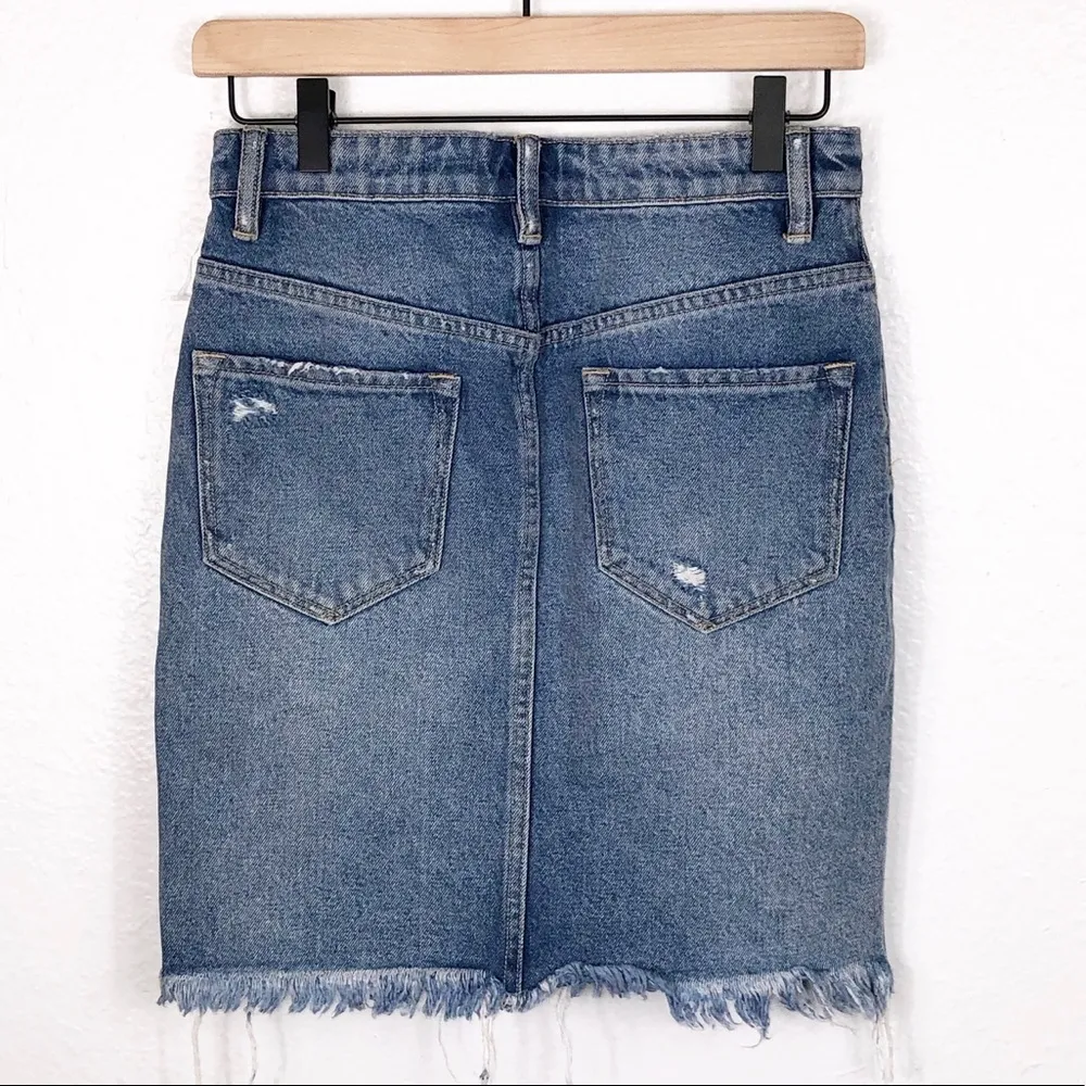 All Saints Denim Skirt - Image 3