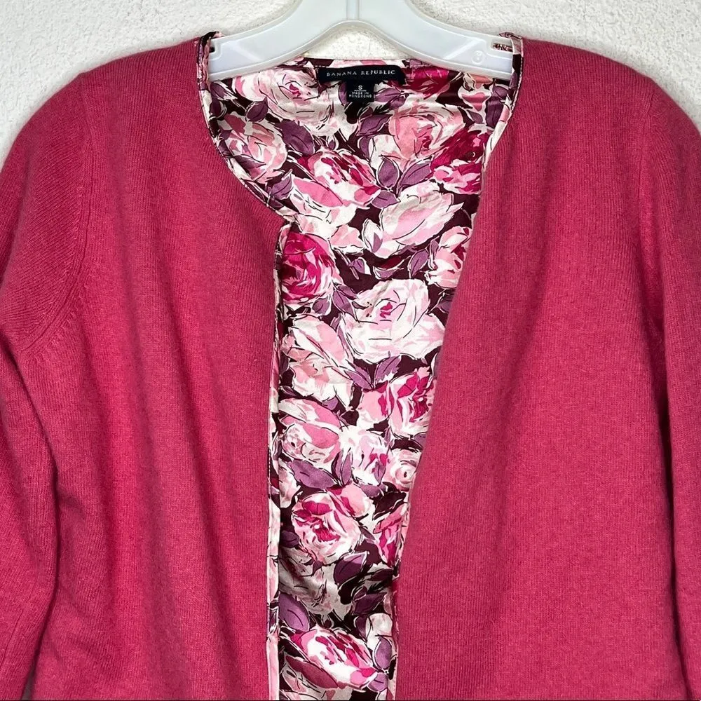 Banana Republic Wool Silk Cardigan Sweater - Image 2