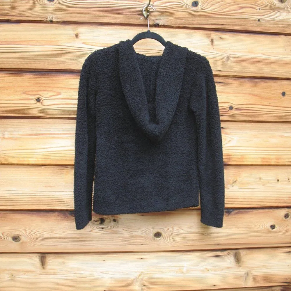 Barefoot Dreams Black Bamboo Lite Zip Hoodie Jacket - Image 6