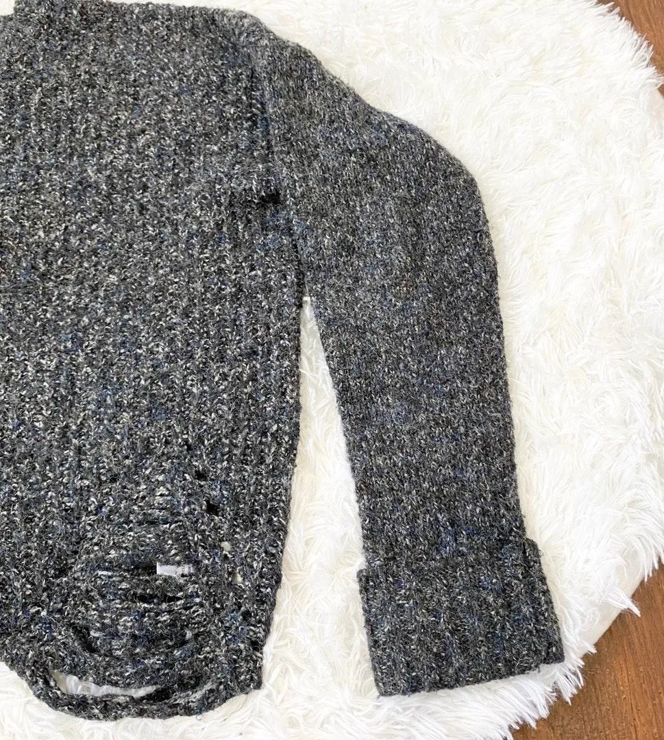 Ruby Moon Distressed Cropped Sweater  - Image 4