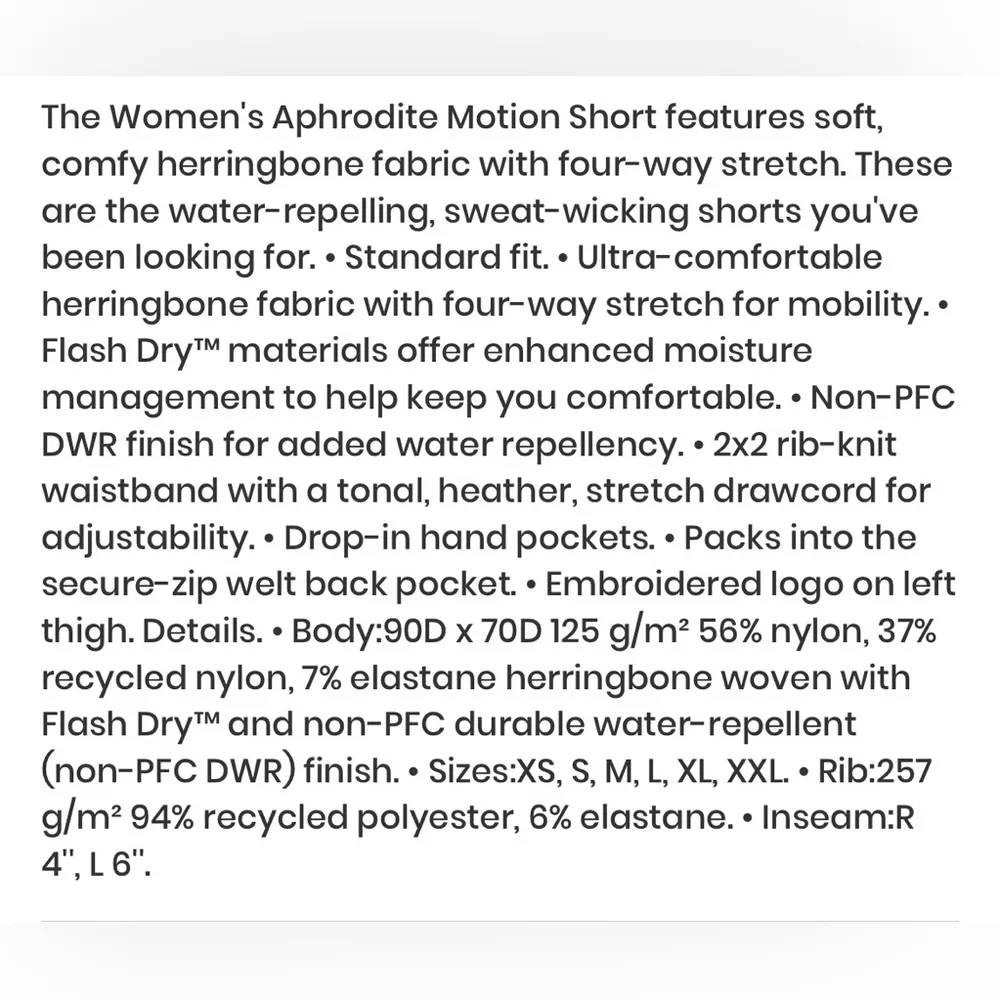 The North Face Women's Aphrodite Motion Shorts, Size XL New w/Tag - Image 14