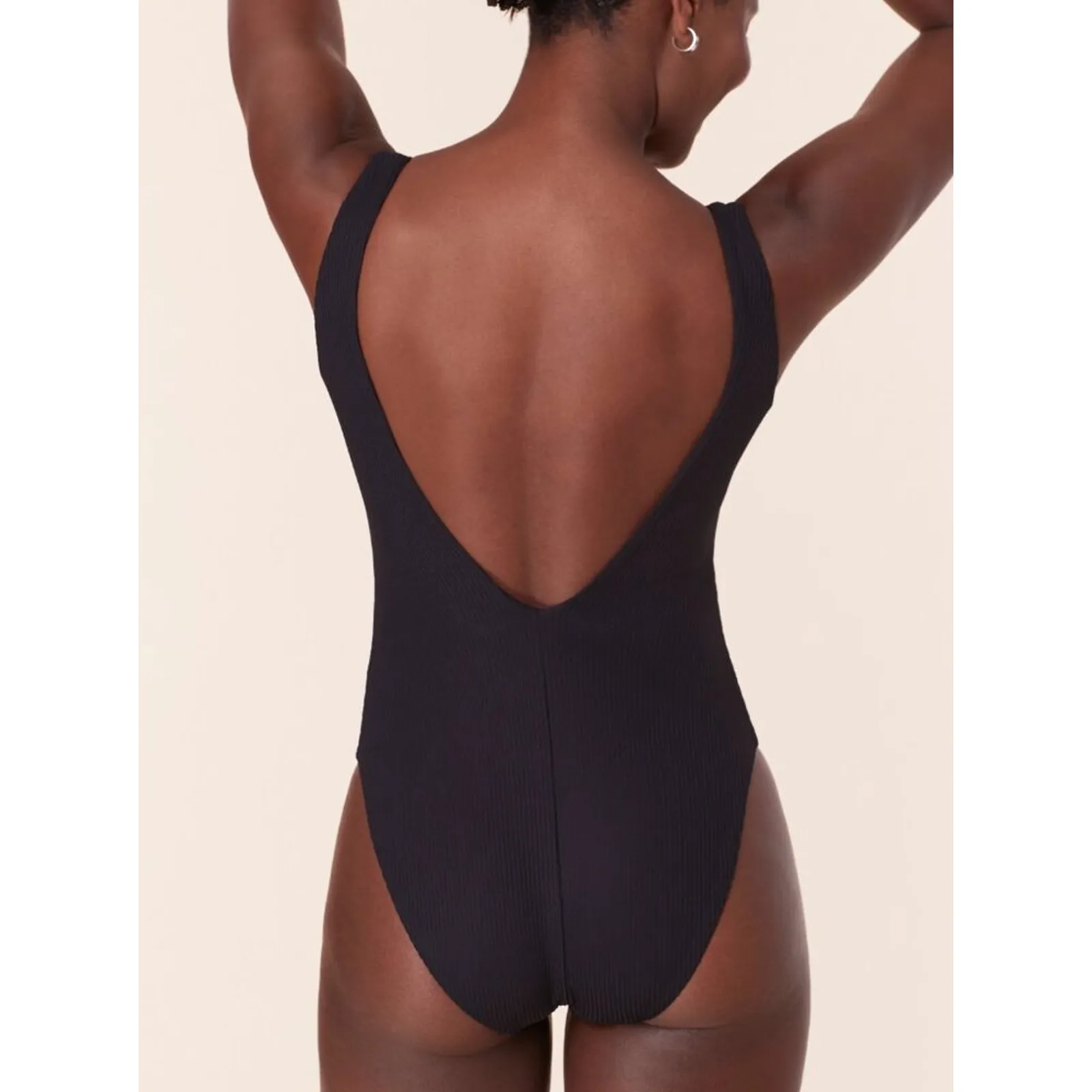 Andie The Ibiza One Piece Ribbed Black S NWT - Image 4