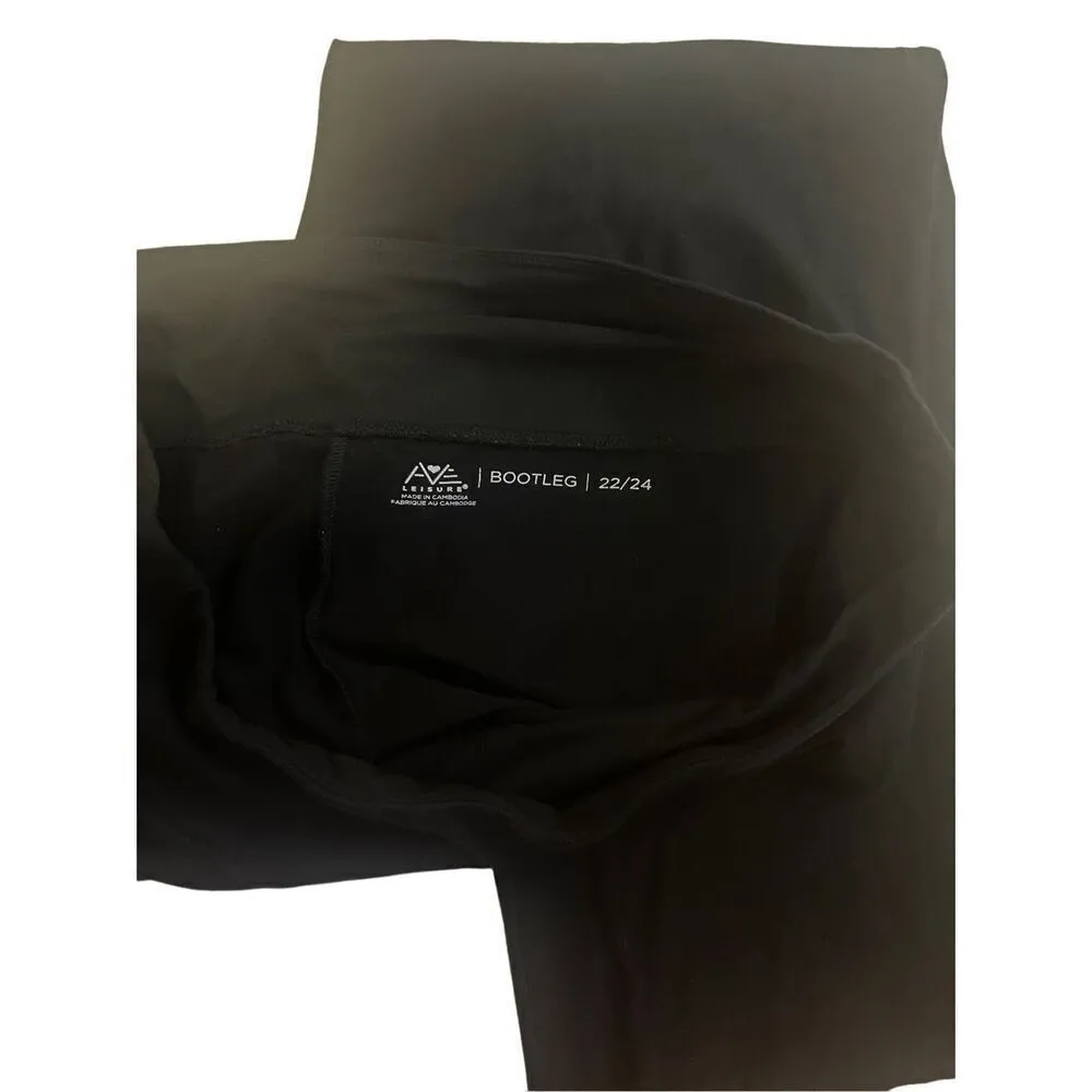 AVE Black Bootie  Leggings sport pants size 3XL  22/24 - Image 5